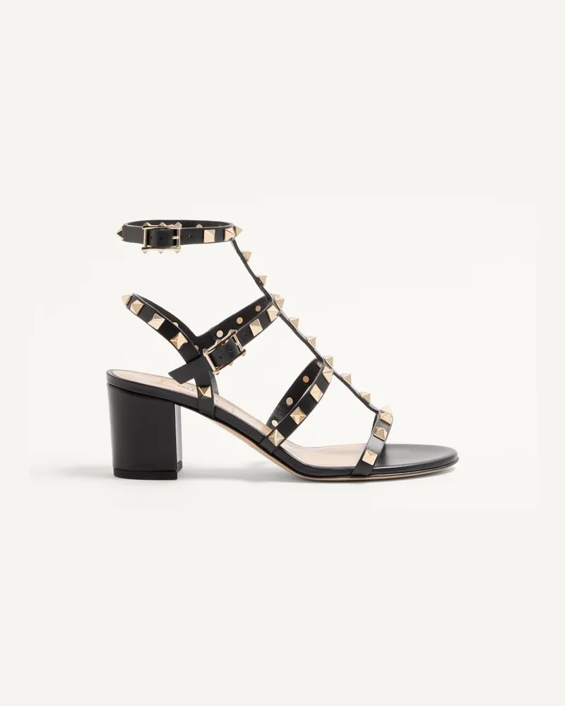 Valentino Garavani Sandalo Rockstud Con Cinturini 60Mm Donna NERO Nero