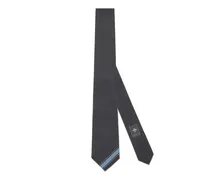 Cravatta in seta con dettaglio Incrocio GG