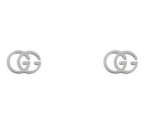 Orecchini a bottone GG 18 carati