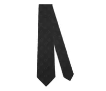 Cravatta in lana e seta jacquard con Morsetto