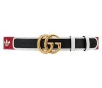 Gucci Cintura adidas x  in tessuto GG Rosso