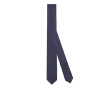 Cravatta in seta con dettaglio Doppia G