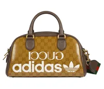 Gucci Mini borsa da viaggio adidas x Marrone
