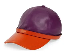 Gucci Cappellino da baseball in pelle Arancione