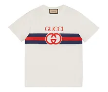 T-shirt in cotone con Incrocio GG