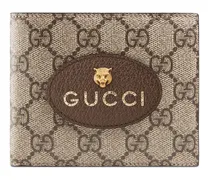 Gucci Portafoglio Neo Vintage in tessuto GG Supreme Beige