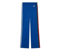 Gucci Pantaloni da jogging taglio flare adidas x Blu