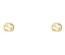 Orecchini Interlocking G in oro 18 carati