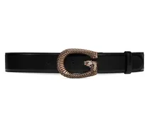 Cintura con fibbia serpente G