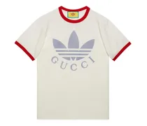 Gucci T-shirt adidas x  in jersey di cotone Bianco