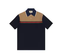 Camicia polo in jersey di lana