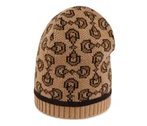 Cappello in lana di cashmere lavorata a maglia con Morsetto