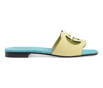 Sandalo slider donna con Incrocio GG cut-out