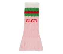 Gucci Sciarpa in maglia di lana adidas x Blu