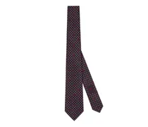 Cravatta in seta con Incrocio GG tondo