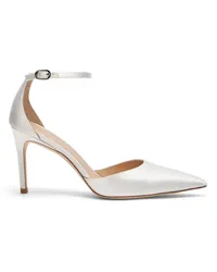 Stuart Weitzman Stuart 85 Strap Pump - Donna Décolleté E Slingback White White