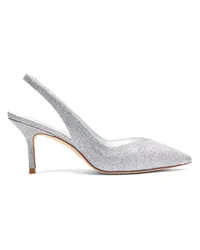 Stuart Weitzman Eva 75 Slingback - Donna Décolleté E Slingback Silver Silver