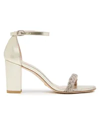 Stuart Weitzman Nearlynude Highshine Sandal - Donna Sandali Platino Platino