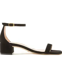 Stuart Weitzman Nudistcurve 35 Block Sandal - Donna Sandali Nero Nero