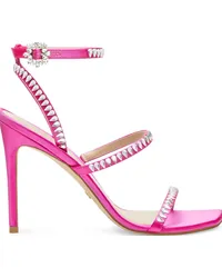 Stuart Weitzman Gemcut 100 Strappy Sandal   - Donna  Rosa Fenicottero Rosa