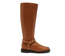 Pearl Moto Boot - Donna  Toffee