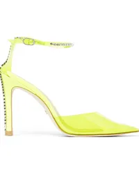 Stuart Weitzman Stuart Glam 100 Strap Pump - Donna  Giallo Fluo Giallo