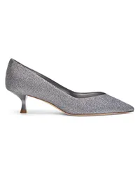 Stuart Weitzman Eva 50 Pump - Donna Décolleté E Slingback Gunmetal Gunmetal