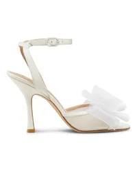 Stuart Weitzman Blushing Bow 100 Sandal - Donna Sandali Cream/white Cream