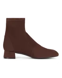 Stuart Weitzman Grace Sock Bootie - Donna Stivali E Stivaletti Walnut Walnut