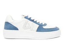Sw Courtside Monogram Sneaker - Donna Sneakers White/blue Steel