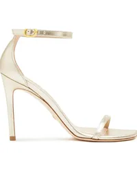 Stuart Weitzman Nudistcurve 100 Sandal - Donna Sandali Platino Platino