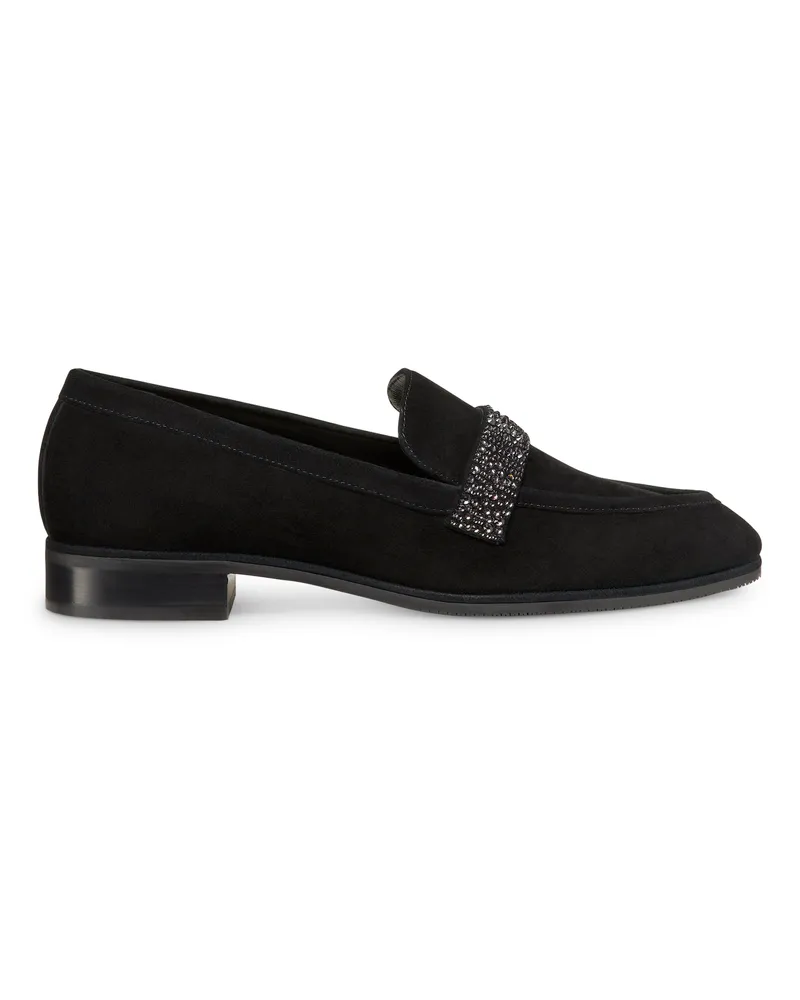 Stuart Weitzman Palmer Sleek Royale Loafer - Donna Mocassini E Scarpe Basse Black/graphite Black