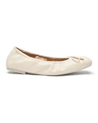 Stuart Weitzman Bardot Bow Flat - Donna Mocassini E Scarpe Basse Seashell Seashell