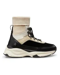 Stuart Weitzman Sw Hiker High-top Trainer - Donna Sneakers Black/glaze Black