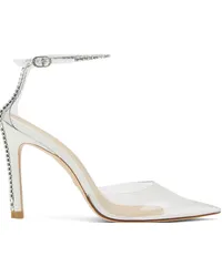 Stuart Weitzman Glam 100 Strap Pump - Donna  Bianco Bianco