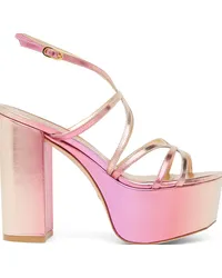 Stuart Weitzman Barelythere Squarehigh Platform Sandal - Donna  Rosa Acceso Rosa