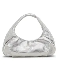 Stuart Weitzman Moda Mini Hobo Bag - Donna  Silver Silver