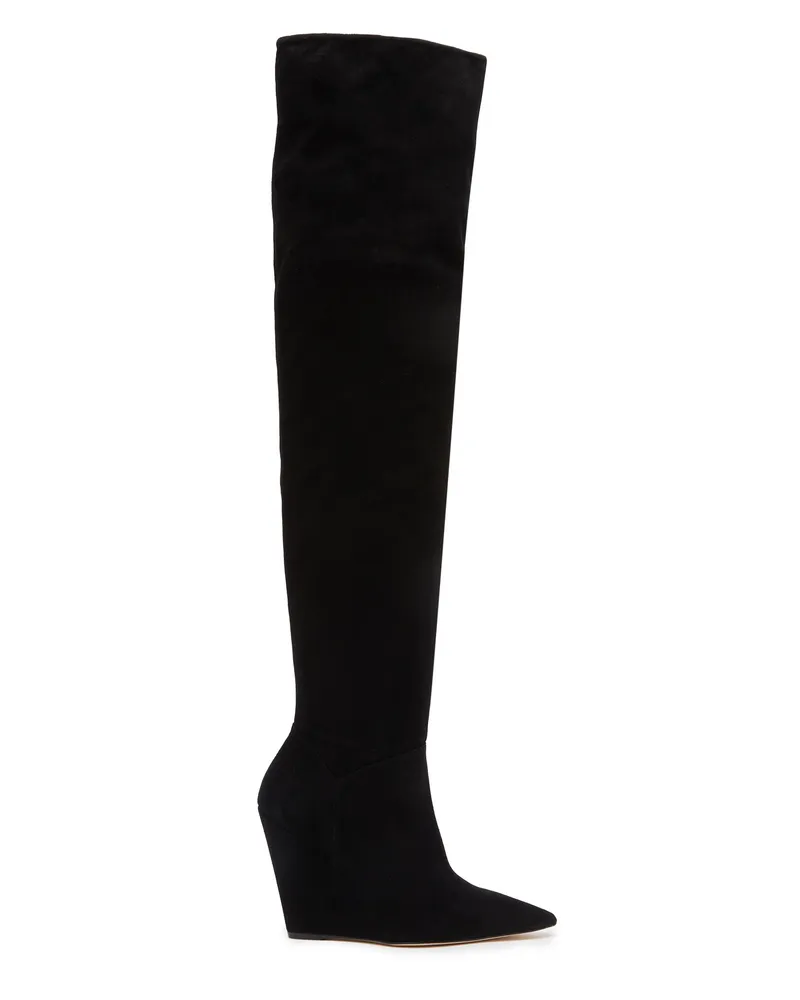 Stuart Weitzman Saloon 100 Wedge Boot - Donna  Nero Nero