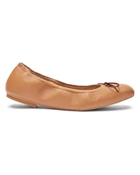 Stuart Weitzman Bardot Bow Flat - Donna Mocassini E Scarpe Basse Tan Tan