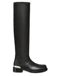 Stuart Weitzman Mercer Bold Sw Logo Slouch Boot - Donna  Black Black