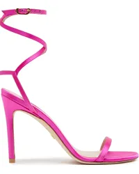 Stuart Weitzman Barelynude 100 Wrap Sandal - Donna  Rosa Fenicottero Rosa