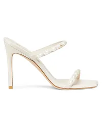 Stuart Weitzman Aleena Pearlita 100 Sandal - Donna  Seashell Seashell