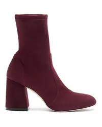 Stuart Weitzman Flareblock 85 Stretch Bootie - Donna Stivali E Stivaletti Rosewood Rosewood