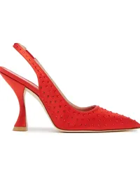 Stuart Weitzman Glam Xcurve 100 Slingback - Donna  Rosso Rosso