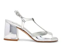 Flareblock T-strap Sandal - Donna Sandali Silver