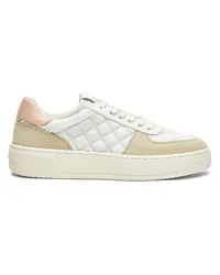 Stuart Weitzman Sw Courtside Sleek Sneaker - Donna Sneakers Light Beige/white/nude Light