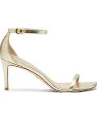 Stuart Weitzman Nudistcurve 75 Sandal - Donna Sandali Platino Platino