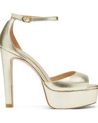 Stuart Weitzman Discoplatform Sandal - Donna Sandali Platino Platino