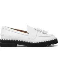 Stuart Weitzman Mila Lift Pearl Loafer - Donna Mocassini E Scarpe Basse Bianco Bianco