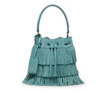 Rae Fringe Mini Bucket Bag - Donna  Cactus